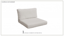 Covers for Chair Cushions 4 inches thick - Design Furnishings